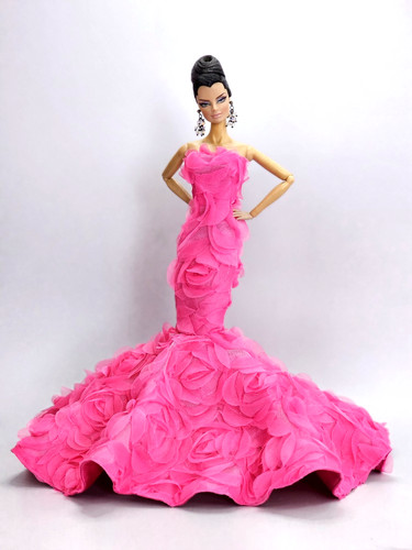 Abito vestito fiori rosa - , caldo