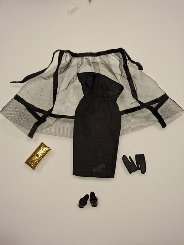 Mattel barbie vestito nero con - mattel,
