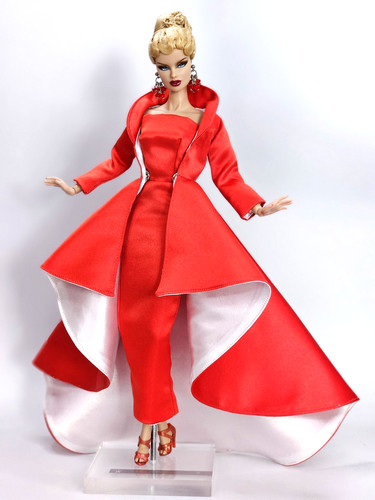 Giacca rossa cappotto abito