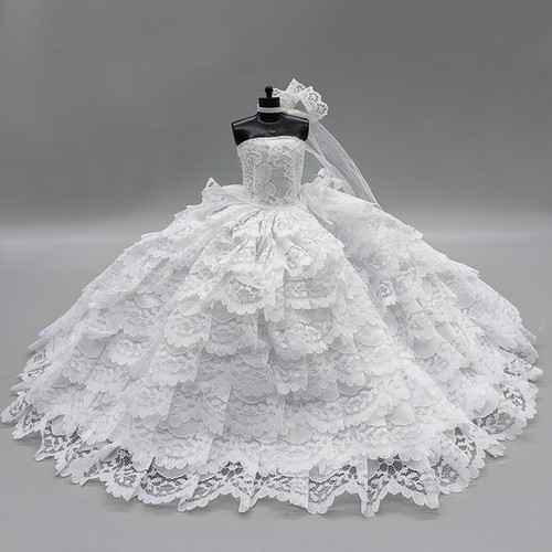 Abito sposa pizzo bianco - abito, da