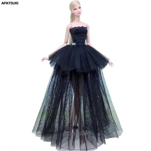 Abito nero puro per barbie - puro,